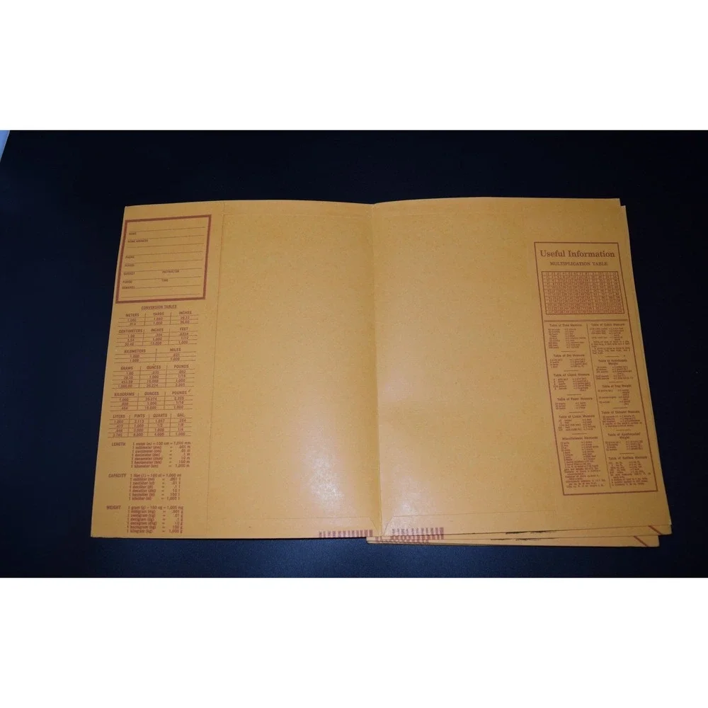 Mead Pee-Chee All Season Portfolio Lot 11 Vintage Peach Sports Folders 33170